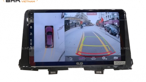 Màn hình DVD Oled C8S New liền camera 360 Kia Morning 2021 - nay